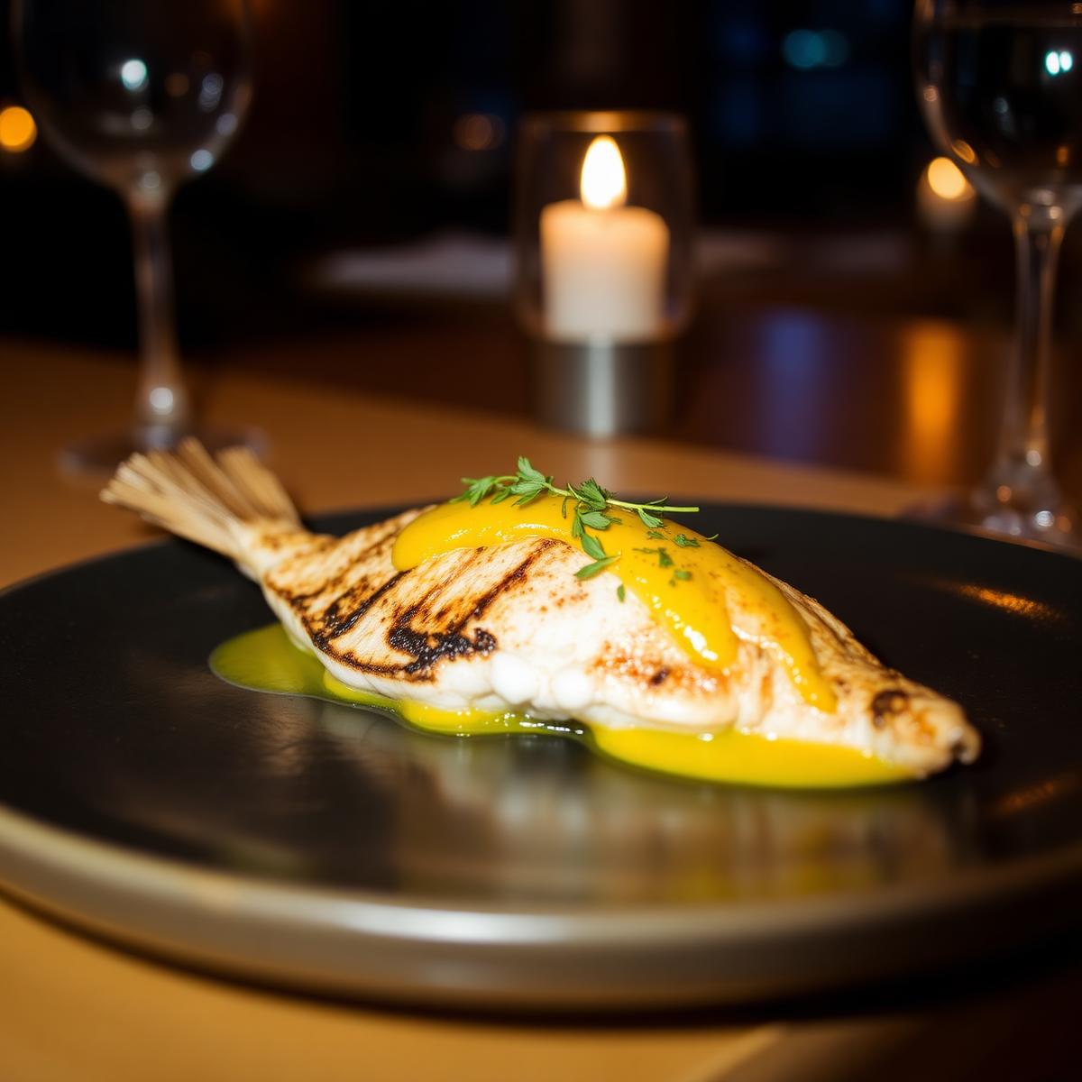 Signature plated dish
